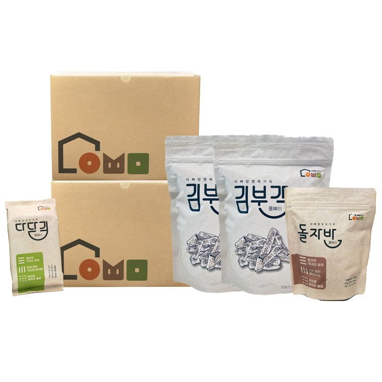아빠맘세트3 (다담김12봉,돌자반7봉,김부각2봉)