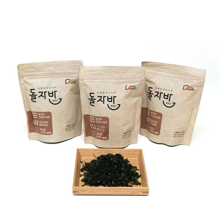 아빠맘 정성가득 돌자반 45g* 1봉 7봉(1box)