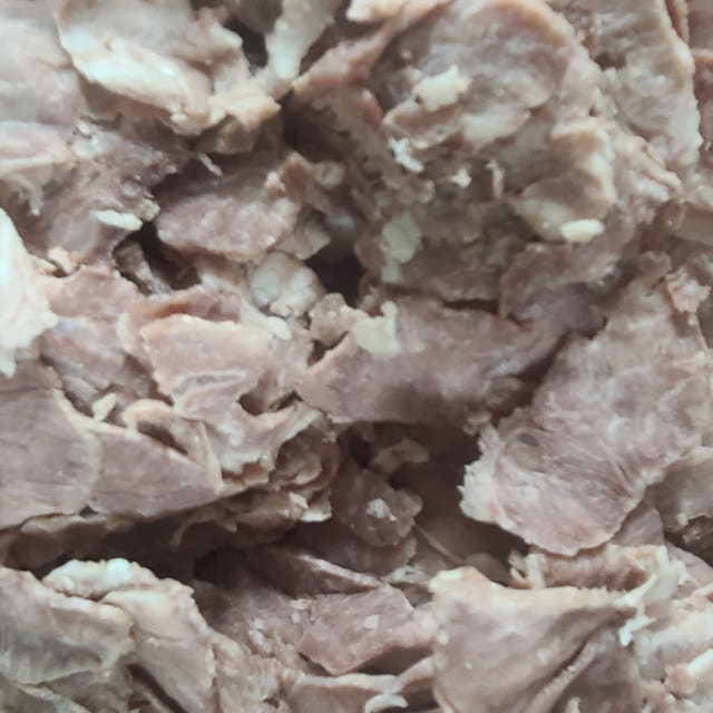 삶은 돼지 볼살슬라이스 2kg 국밥재료 살고기 국밥 업소용 재료 전문