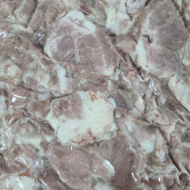 삶은 돼지 목전지슬라이스 2kg 돼지국밥 순댓국밥 재료