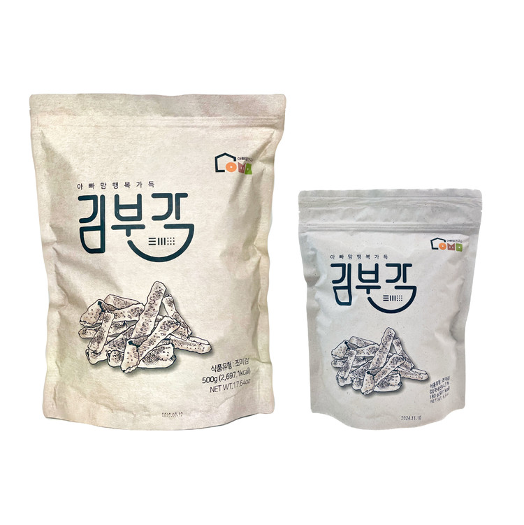 아빠맘 행복가득 김부각 180g, 500g